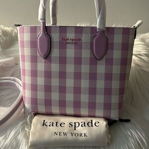 Retail Kate Spade gingham Printed Crossbody Bag